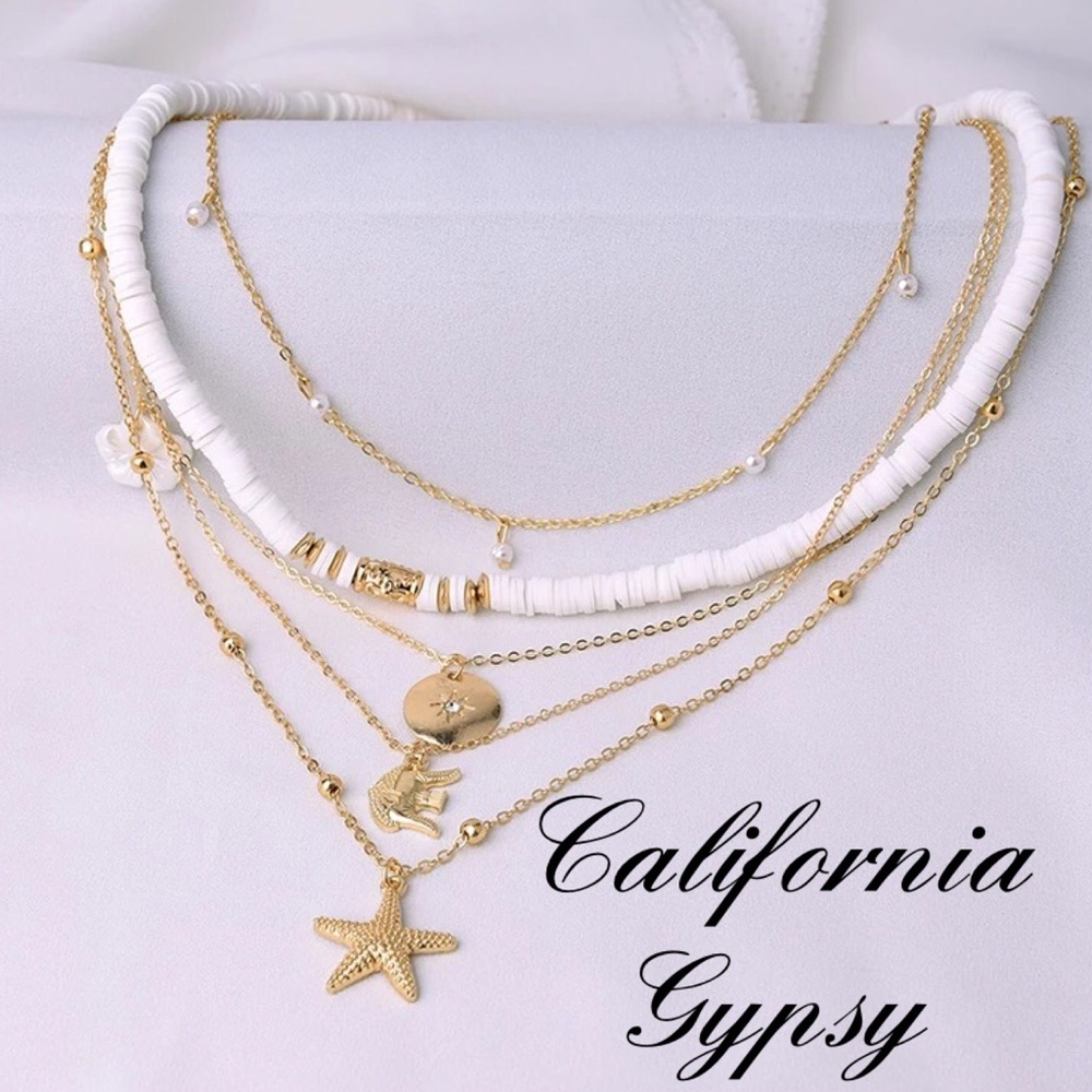 Bohemian Layered Charm Necklace RESTOCKED🎉 - Picture 3 of 3